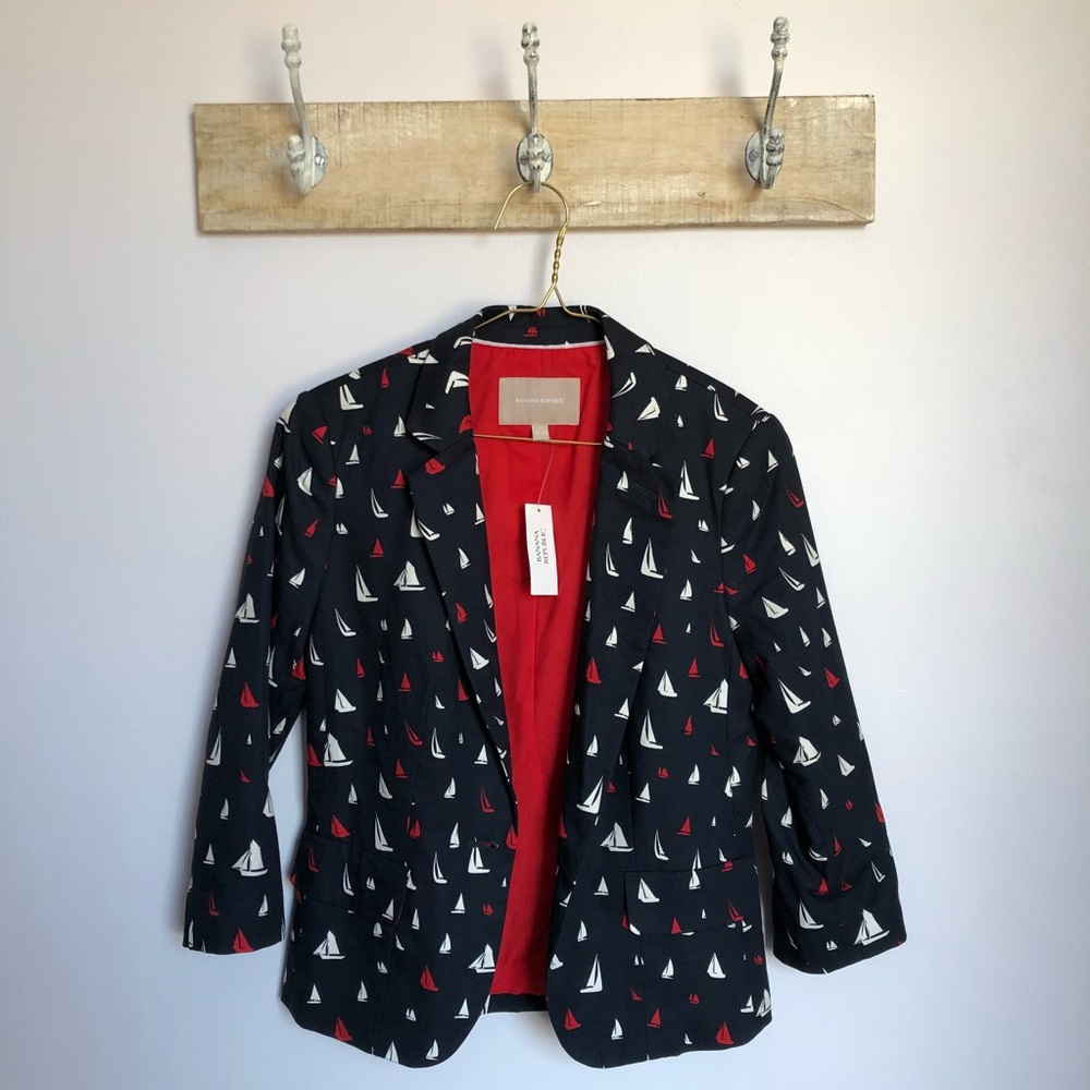 Banana Republic Sailboat Blazer